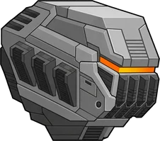 Torso Cabeça Metálica