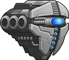 Torso Gladiador Azul Clássico