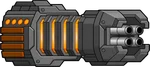 Quadroople Machine Gun Clássica